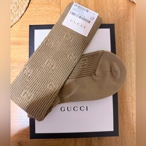 Gucci Brown Casual Socks Nwt